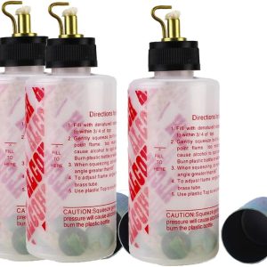 3pcs Plastic Alcohol Torch Burner Lamp Light Lab Equipment Instrument for Dental Jewelry Sculpture