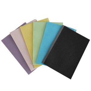 Dental Consumables Disposable Pink Dental Bibs For Dentist Patient