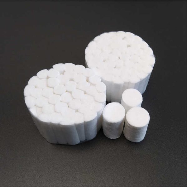 Dental Consumable Materials 100% Cotton Absorbent Surgery Dental Cotton Roll