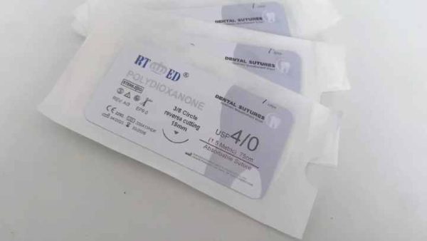 Dental Consumables Medical Surgical Disposable Non- Absorbable Nylon Silk Dental sutures