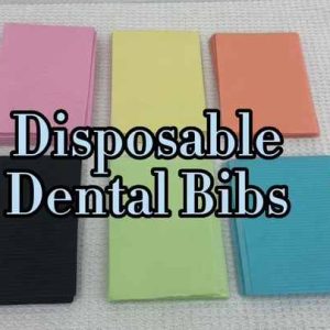 Hospital medical Consumable Disposable Waterproof Dental Bibs For Adult