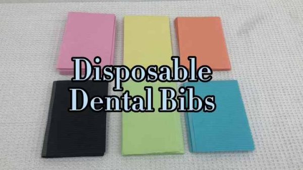 Hospital medical Consumable Disposable Waterproof Dental Bibs For Adult