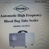 Automatic High Frequency Blood Bag Tube Sealer Model SM-BTS1