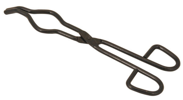 Crucible Tong with bow Length 15cm Blackened Steel