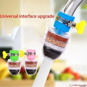 3PCS Universal Interface Upgrade Tap Purifier Water Filter Saving Faucet