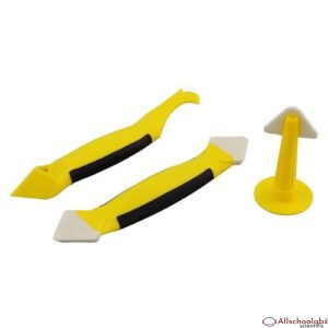 3pcs Silicone Sealant Tool Set Caulk Scrapper Applicator Nozzle