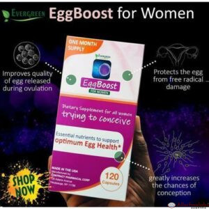 Evergreen Formular EggBoost For Women For Reproductive Support, Scientifically Proven