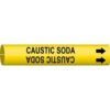 Brady CAUSTIC SODA Snap-On/Strap-On Pipe Marker|Buy Online