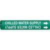 Brady CHILLED WATER SUPPLY Snap-On/Strap-On Pipe Marker|Buy Online