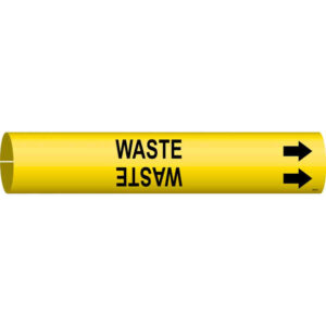 Brady WASTE Snap-On Pipe Marker|Buy Online