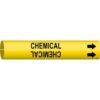 Brady CHEMICAL Snap-On/Strap-On Pipe Marker/ Buy Online