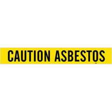 Brady CAUTION ASBESTOS Pipe Marker|Buy Online