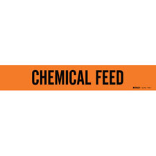 Brady CHEMICAL FEED Pipe Marker/ Buy Online