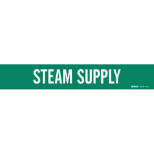 Brady STEAM SUPPLY Pipe Marker|Buy Online