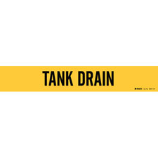 Brady TANK DRAIN Pipe Marker|Buy Online