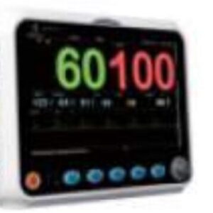Multi-Parameter Monitor (Neonatal to Adult, 8inch 6 parameters NIBP, SPO2, PR, Temp, ECG and HR)