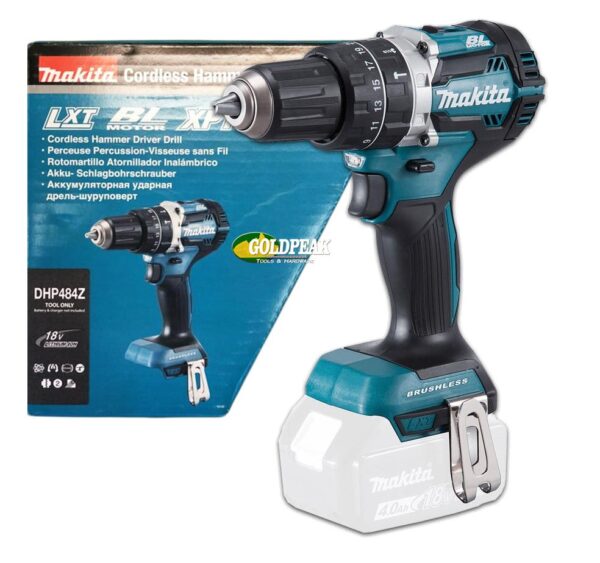 Makita DHP484Z Cordless Brushless Hammer Drill (LXT-Series) [Bare]
