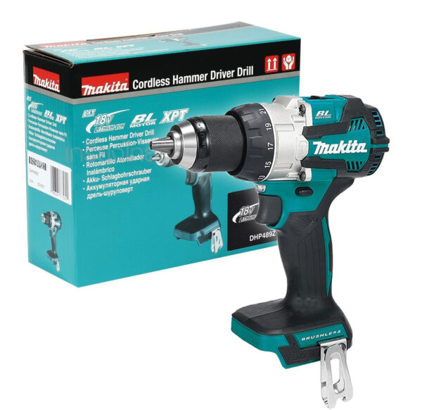 Makita DHP489Z 18V Cordless Brushless Hammer Drill 13mm (LXT) [Bare]