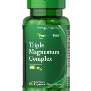 Puritan's Pride Triple Magnesium Complex 400mg 60 Capsules