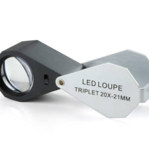 PB.5033-LED Achromatic folding magnifier 20x, triplet (Shipped from abroad)