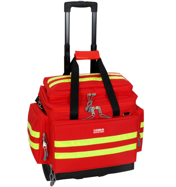 SMART TROLLEY BAG - medium - red (SHIPPED FROM ABROAD)