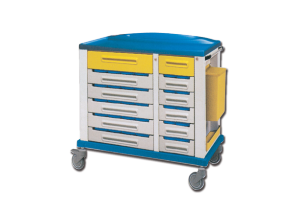 PHARMACY TROLLEY - large 30 partition (SHIPPED FROM ABROAD)