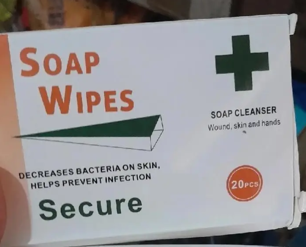 Soap wipes (A pack of 20pcs)
