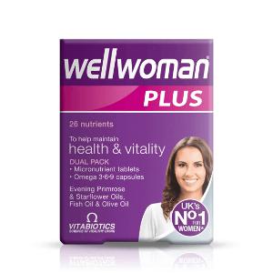 Well-woman Plus Omega 3-6-9  With 26 Nutrients for Health and Vitality