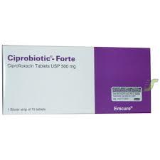 Ciprobiotic Forte Tablet Ciprofloxacin 500mg