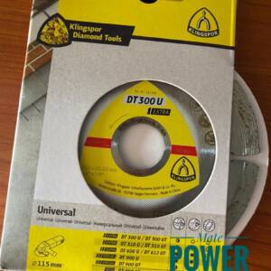 KLINGSPOR DT300U EXTRA DIAMOND CUTTING DISC 115 x 22.23 x 1.6mm