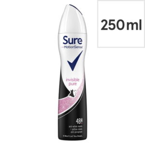 Invisible Pure 48hrs Anti-perspirant Spray for Women 250ml