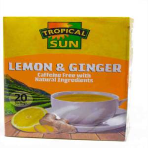 Tropical sun lemon and ginger