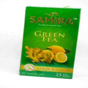 Samira Lemon & Ginger Green Tea