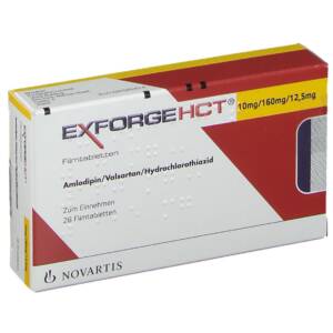 Exforge 10/160/12.5mg x 28Tabs