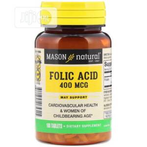 FOLIC ACID 400MCGX100 (MASON)