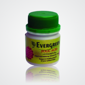 EVERGREEN FOLIC ACID+B12 X120TABLETS