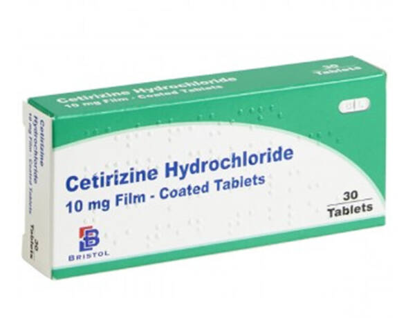 CETRIZINE HCL 10MG*30(BRISTOL)