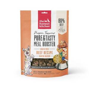 The Honest Kitchen Proper Toppers Beef Recipe Grain-Free Dehydrated Dog Food Topper 397g