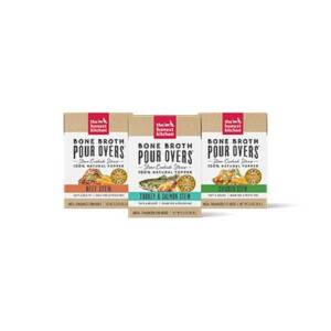 The Honest Kitchen Bone Broth POUR OVERS Variety Pack of 3 Wet Dog Food Topper 156g