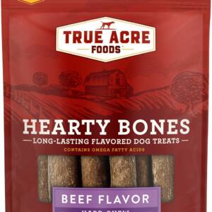 True Acre Foods Hearty Bones Long-Lasting Beef Flavored Treats, 454g