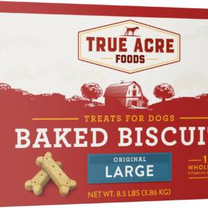 True Acre Foods Large Original Baked Biscuits Dog Treats 3.86kg