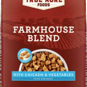 True Acre Foods Farmhouse Blend with Chicken & Vegetables Dry Dog Food 18.1kg