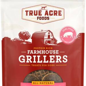 True Acre Foods Farmhouse Grillers Pork Recipe with Apples Dog Treats 170g