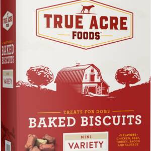 True Acre Foods Mini Variety Baked Biscuits Dog Treats 1kg