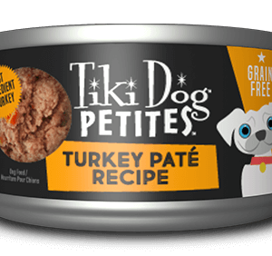 Tiki Dog Petites Pat? Turkey Grain-Free Case of 12 Wet Dog Food 85g
