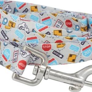 Traffic Signs Dog Leash, LG ? Length: 6-ft, Width: 1-in