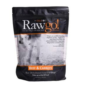 TRUDOG Rawgo Beef & Carrots Dehydrated Raw Dog Superfood 1kg