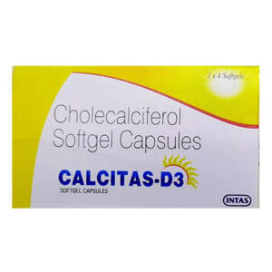 Calcitas-D3 Capsule 4's