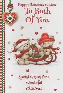 CHRISTMAS WISHES TO BOTH OF YOU CARD