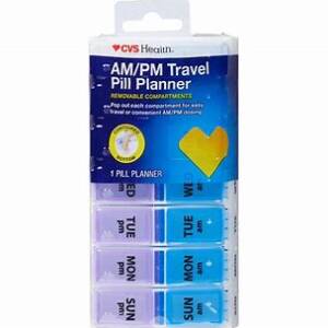 CVS HEALTH AM/PM TRAVEL PILL PLANNER